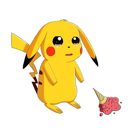 Pikachu Is Sad By Misuplum On Deviantart