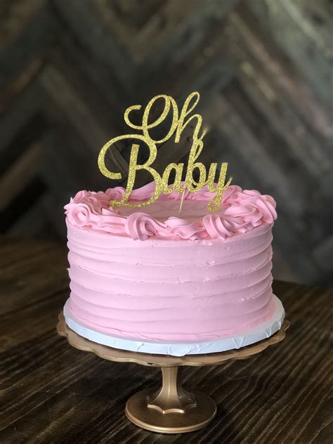 Baby Shower Cake Pink Baby Shower Cake Simple Baby Shower Cake Baby