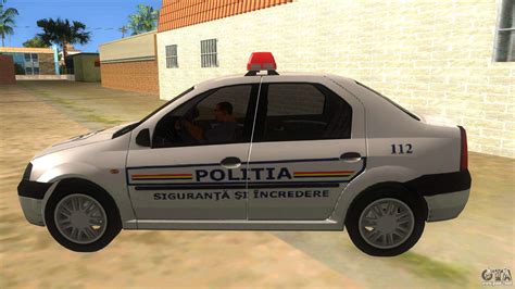 Dacia Logan Romania Police For Gta San Andreas