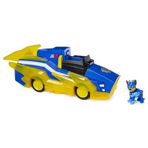Paw Patrol Mighty Pups Charged Up Transforming Deluxe Vehicle Chase