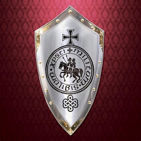 Knights Templar Shield Marto Shield Costumes And Collectibles