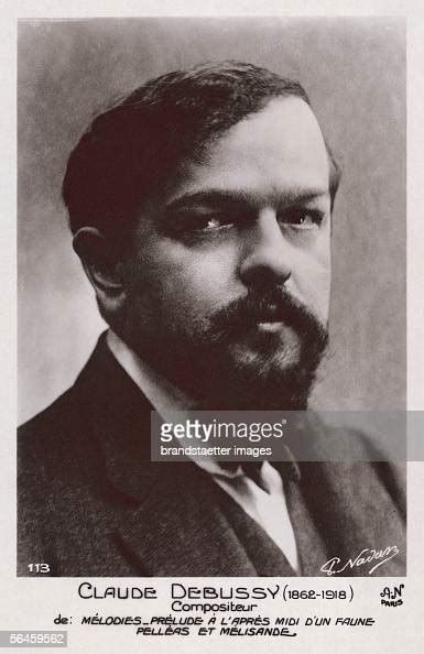 Claude Debussy French Composer Photography By Paul Nadar Paris