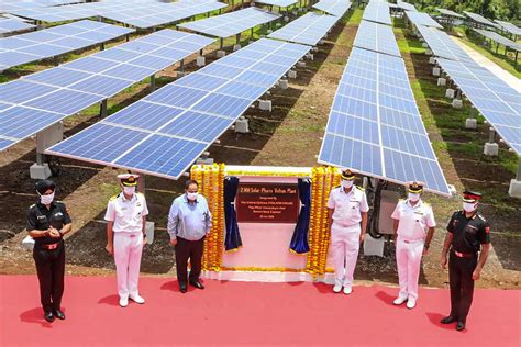 Solar Power Plant Inaugurated At Naval Station In Navi Mumbai