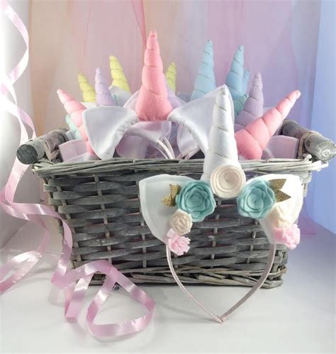 Unicorn Birthday Party Favors Unicorn Horn And Ears Unicorn Party