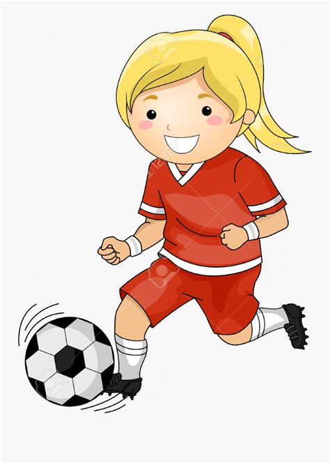 Soccer Girl Clipart Transparent Png Girl Soccer Player Clip Art