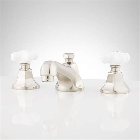 Newyorkwidespreadbathroomfaucet Smallporcelaincrosshandles