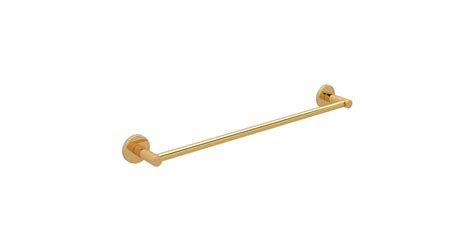 Towel bar brass and solid metal die cast construction complements avanti, meda and lombardia collections Rohl LO1/18IB Lombardia 18" Towel Bar | Build.com
