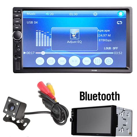7018b 7 Lcd Hd Double Din Car In Dash Touch Screen Bluetooth Car