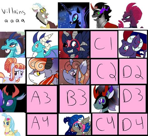 Mlp Villain Shipping Grid Open By Anngalaxies On Deviantart