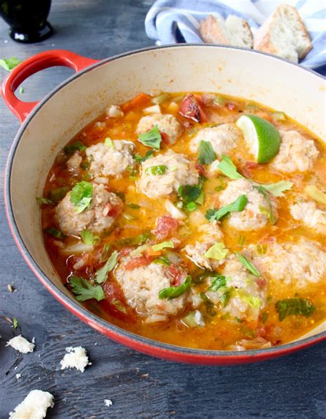 Easy baked chicken meatballs are a total family favorite! Chicken Meatball Soup Recipe • CiaoFlorentina