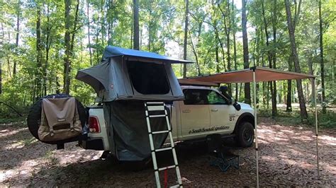 Truck Camping Setup Ram 2500 Youtube