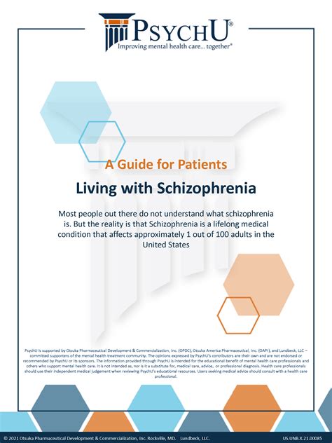 A Guide For Patients Living With Schizophrenia Psychu