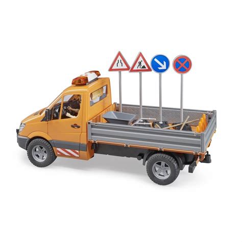 Bruder Mb Sprinter Municipal With Worker And Accessories Jadrem Toys