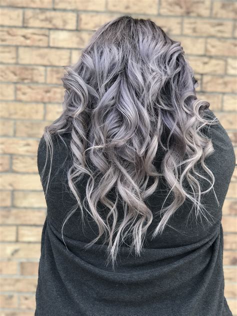 10 smoky gray hair color fashion style