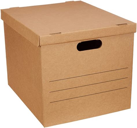 Amazonbasics Moving Boxes With Handles Medium 10 Pack