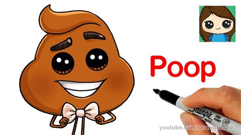 How To Draw Poop From The Emoji Movie Youtube