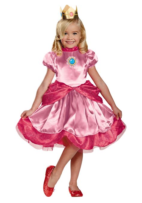 Toddler Super Mario Toddler Classic Princess Peach Costume