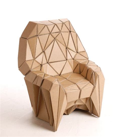 Lazerian Bravais Armchair And Radiolarian Sofa Cardboard Furniture