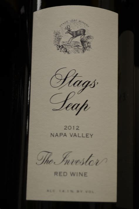 Stags' leap winery the investor red blend is rich in fresh fruit but also captivating for its notes of vanilla bean, rose and forest floor. Stags Leap - Investor Blend @ cork&olive | Stags leap ...