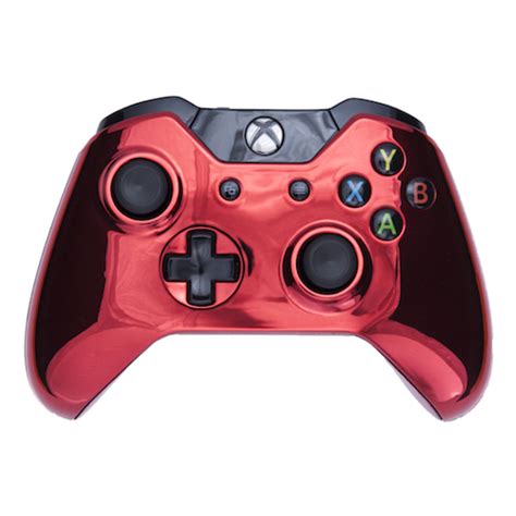 Xbox One Wireless Custom Controller Chrome Red Zavvinl