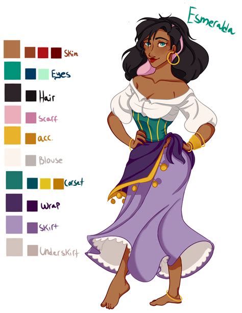 Esmeralda Color Palette By Anarkhisneed On Deviantart Disney Princess