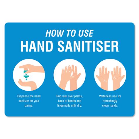 Hand Sanitiser Sign The Signmaker