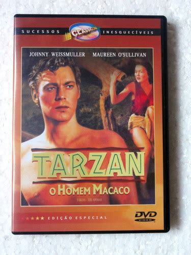 Dvd Tarzan O Homem Macaco Johnny Weissmuller Original Mercadolivre