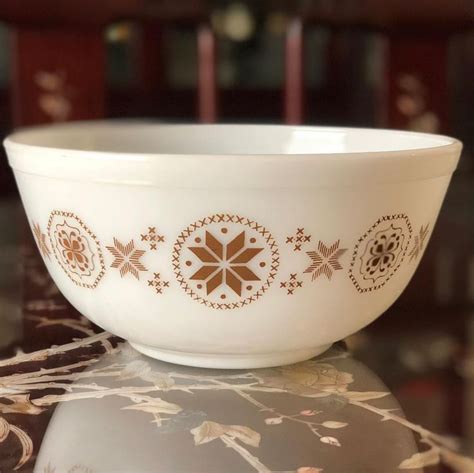 Pyrex Town Country Qt Mixing Bowl Pyrex Vintage Pyrexusa