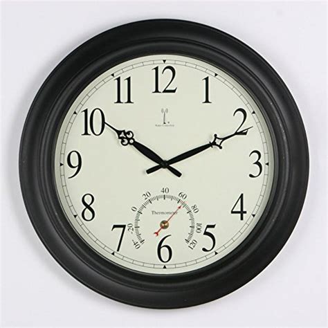 Chaney Balmoral Atomix Black 18 In Wall Clock Farm And Garden Superstore