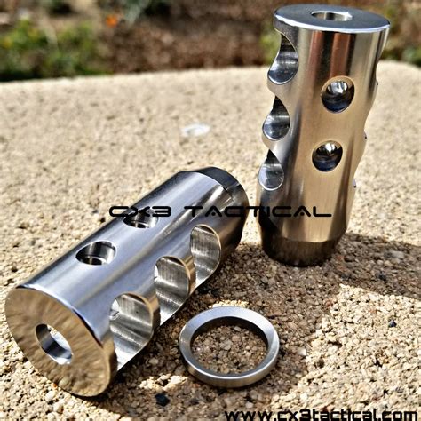 308 Stainless Steel Competition Muzzle Brake 58 24 Tpi 762x51 Nato