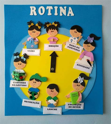 Rotina Educação Infantil Para Imprimir