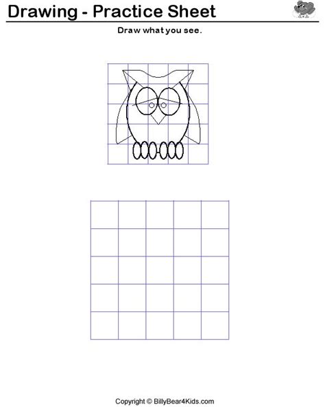 Grid Drawing Worksheets Art Worksheets Art Sub Lessons Art Handouts