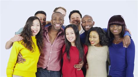 Portrait Of A Diverse Multi Ethnic Group Of People Who Are Standing