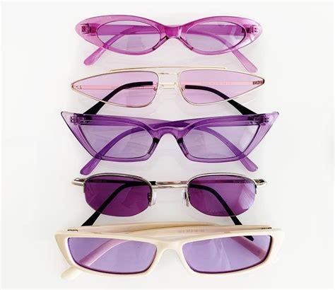 Purple 💜 Trendy Sunglasses Fashion Eye Glasses Stylish Glasses