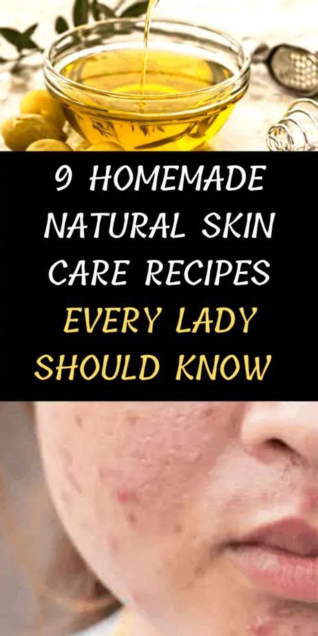 9 Homemade Natural Skin Care Recipes Natural Hair With Love Natural