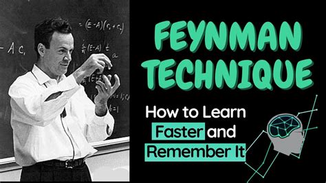 The Feynman Technique How To Learn Anything Faster And Remember It Youtube
