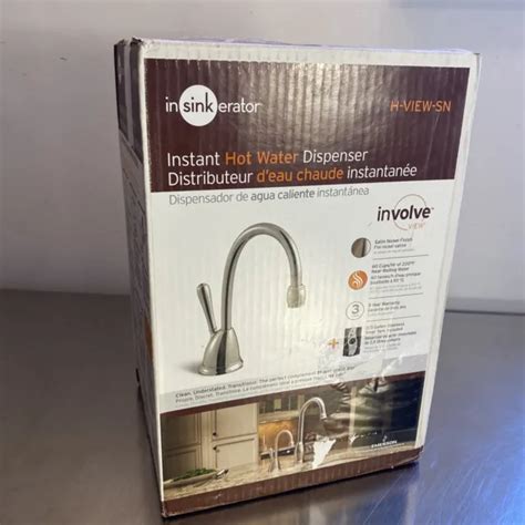 Insinkerator H View Sn Instant Hot Water Dispenser System Satin Nickel