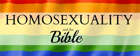 Homosexuality And The Bible Videos Bride Of Christ Fellowship