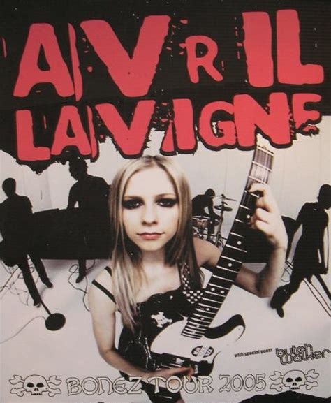 Avril Lavigne Bonez Tour Band Posters Poster Prints Music Poster