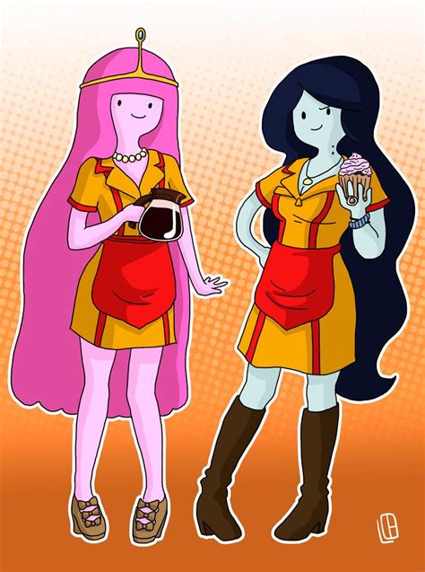 2 Adventure Time Girls By Misaky On Deviantart