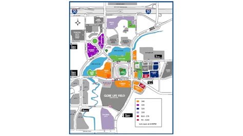 Texas Rangers Season Ticket Parking Map Free Printable Maps