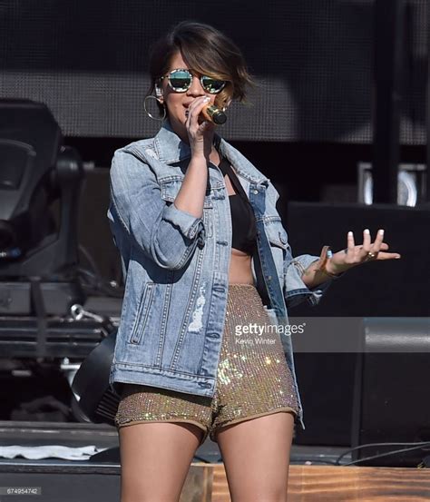 Singer Maren Morris Performs On The Toyota Mane Stage During Day 2 Of