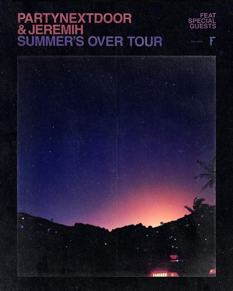 Partynextdoor And Jeremih Announce Summers Over Tour Pitchfork