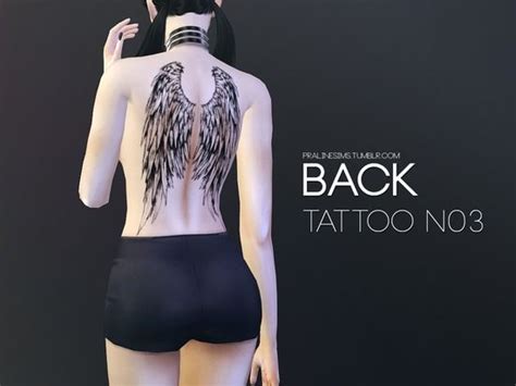 Pin By Nikita Benney On Sims 4 Make Accessories And Tattoos Angel