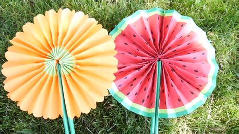 33 Excellent Photo Of Paper Fan Craft For Kids Craftrating