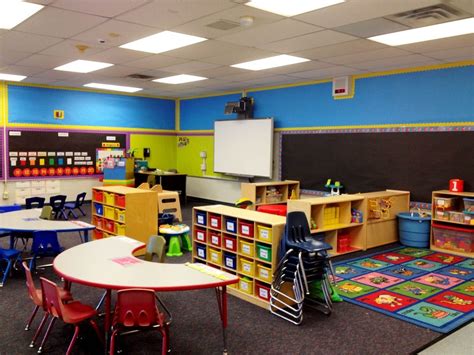Good Idea For Room With No Windows Add Color Preschool Classroom