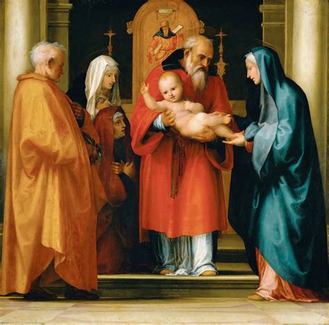 Presentation Of Christ In The Temple Painting By Fra Bartolomeo Pixels