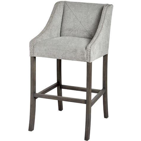 Standard bar stools are 20 to 32 inches tall which can be paired with table heights between 41 to 43 inches. Luxury Ring Back Bar Stool | Wholesale by Hill Interiors