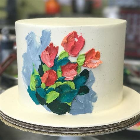 Buttercream Painting For The Win I Posted Process Photos In Our Story I Can See A Lot Of