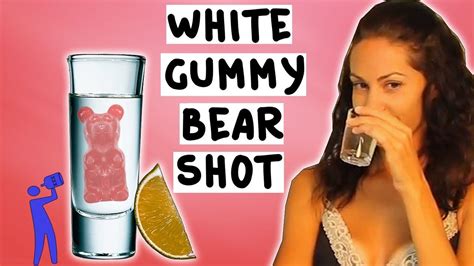 How To Make The White Gummy Bear Shot Tipsy Bartender White Gummy Bear Shot Gummy Bear